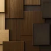 NolteNeo: Verschiedene Holzoberflächen in einem exklusiven Design angeordnet.