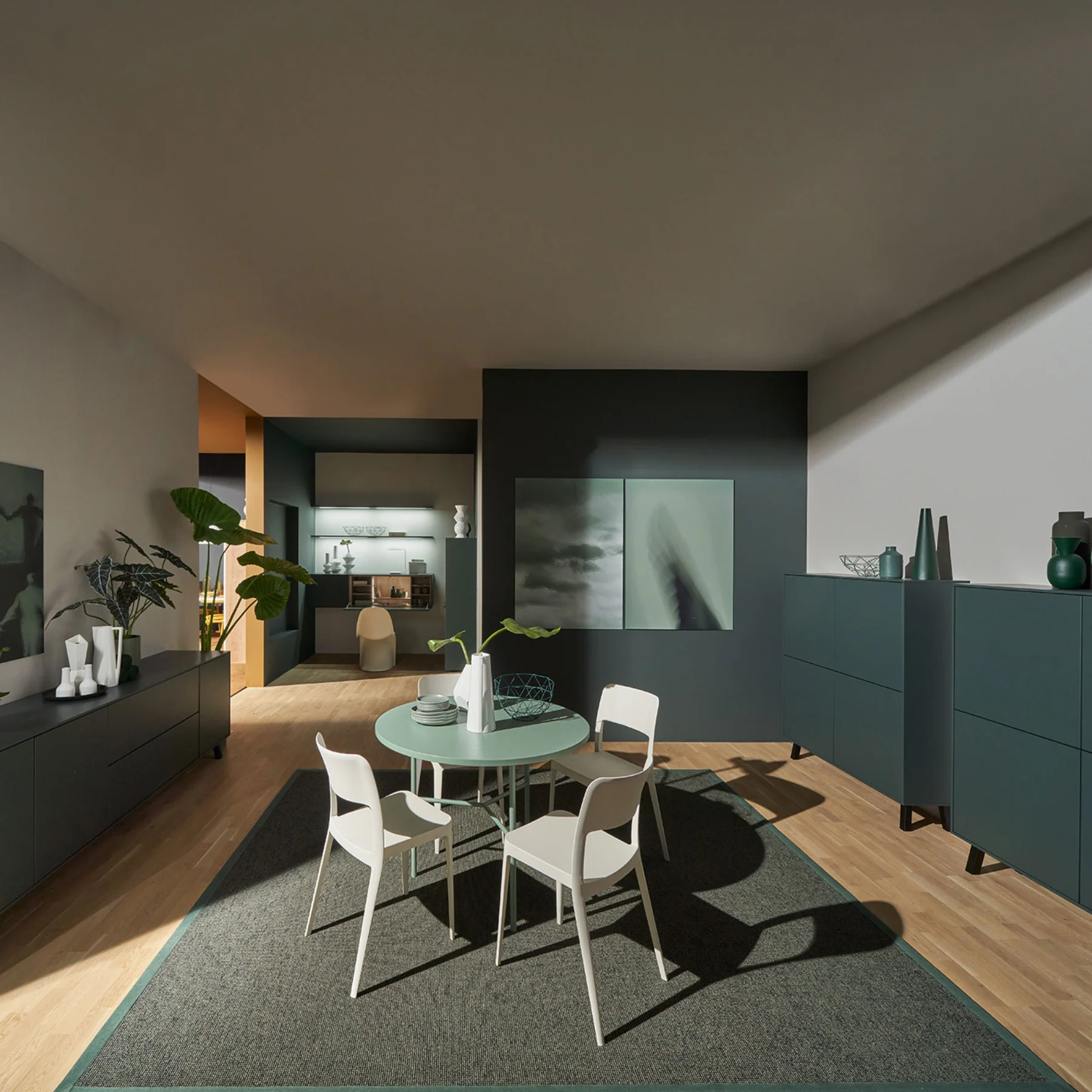 Farbharmonie Pur: Wohnen in Monochrom