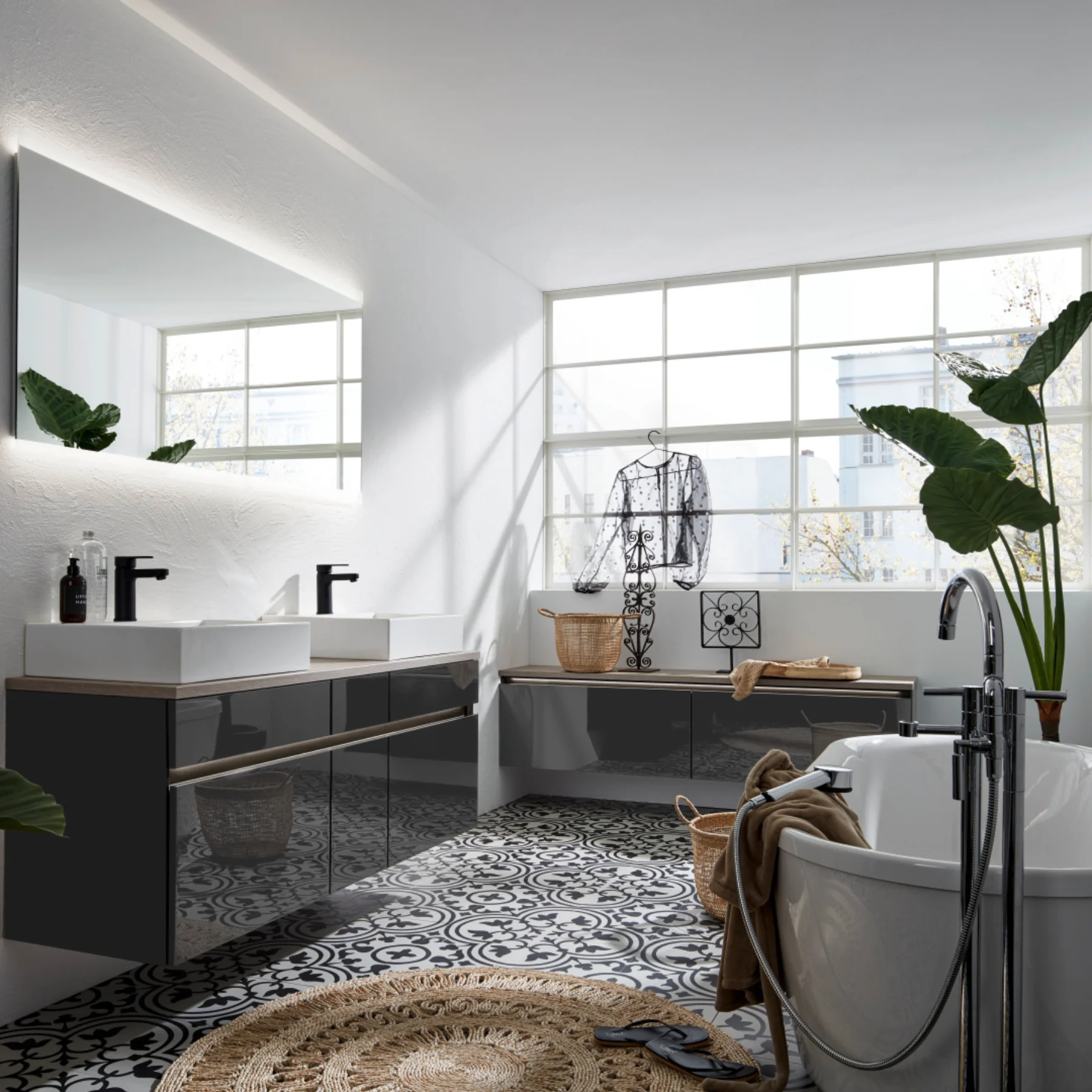 Dieses Bad trifft voll ins Schwarze