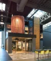 A modern showroom featuring stylish home furniture by Nolte Living.